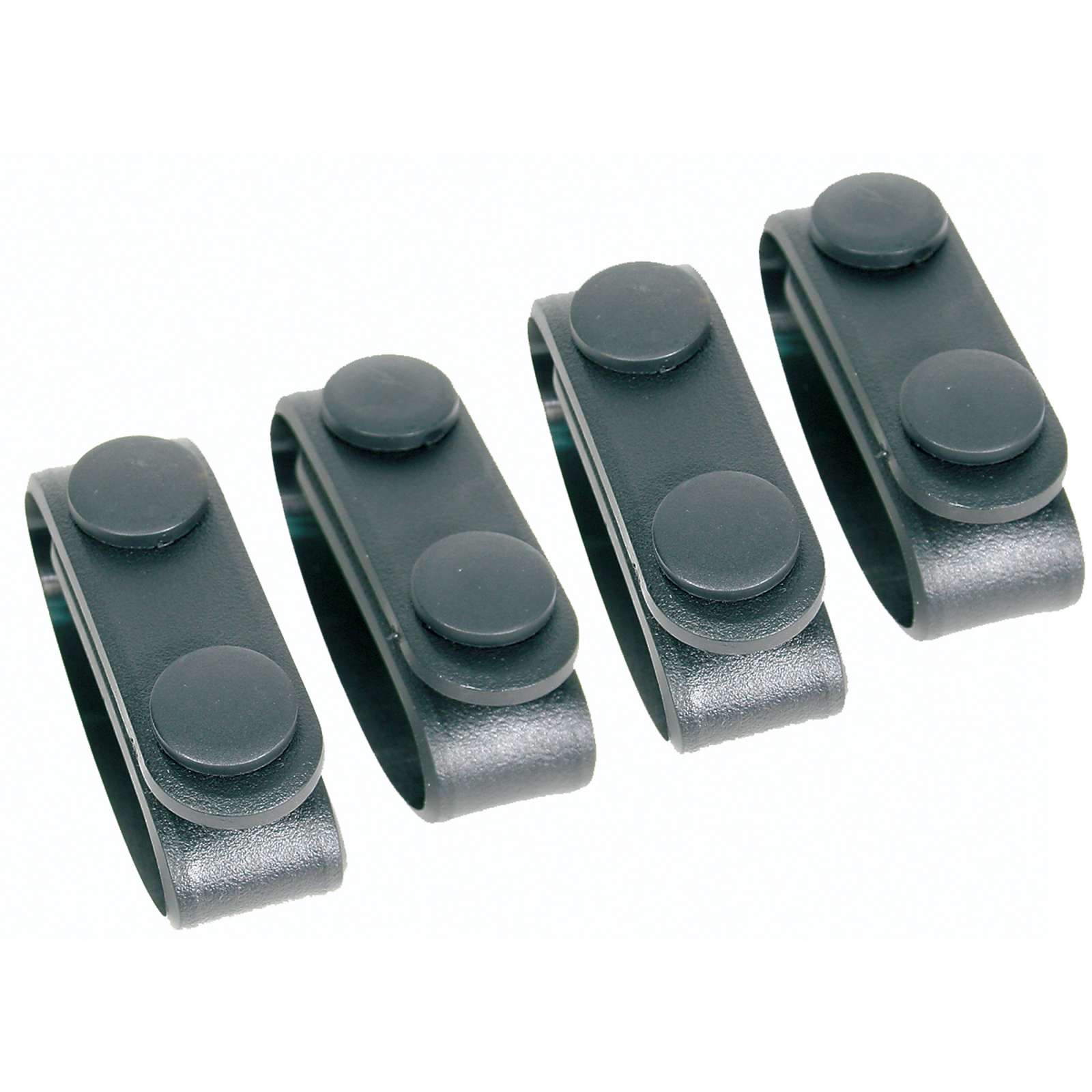 BLACKHAWK MOLDED BELT KEEPERS 4/PAK BLACK