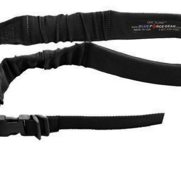 BLUEFORCE UDC PADDED BUNGEE 1PT SLING HK ADPTR BLK